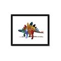 Picture of colorful stegosaurus _GroupedProduct_Rectangle_Landscape_Mini_ _GroupedProduct_Rectangle_Landscape_Framed_Matted_