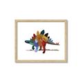 Picture of colorful stegosaurus _GroupedProduct_Rectangle_Landscape_Mini_ _GroupedProduct_Rectangle_Landscape_Framed_Matted_