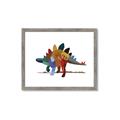 Picture of colorful stegosaurus _GroupedProduct_Rectangle_Landscape_Mini_ _GroupedProduct_Rectangle_Landscape_Framed_Matted_