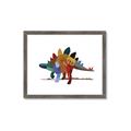 Picture of colorful stegosaurus _GroupedProduct_Rectangle_Landscape_Mini_ _GroupedProduct_Rectangle_Landscape_Framed_Matted_