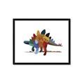 Picture of colorful stegosaurus _GroupedProduct_Rectangle_Landscape_Mini_ _GroupedProduct_Rectangle_Landscape_Framed_Matted_