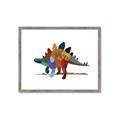 Picture of colorful stegosaurus _GroupedProduct_Rectangle_Landscape_Mini_ _GroupedProduct_Rectangle_Landscape_Framed_Matted_
