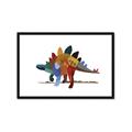 Picture of colorful stegosaurus _GroupedProduct_Rectangle_Landscape_Mini_ _GroupedProduct_Rectangle_Landscape_Framed_Matted_