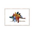 Picture of colorful stegosaurus _GroupedProduct_Rectangle_Landscape_Mini_ _GroupedProduct_Rectangle_Landscape_Framed_Matted_
