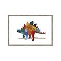 Picture of colorful stegosaurus _GroupedProduct_Rectangle_Landscape_Mini_ _GroupedProduct_Rectangle_Landscape_Framed_Matted_
