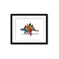 Picture of colorful stegosaurus _GroupedProduct_Rectangle_Landscape_Mini_ _GroupedProduct_Rectangle_Landscape_Framed_Matted_
