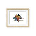 Picture of colorful stegosaurus _GroupedProduct_Rectangle_Landscape_Mini_ _GroupedProduct_Rectangle_Landscape_Framed_Matted_