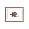 Picture of colorful stegosaurus _GroupedProduct_Rectangle_Landscape_Mini_ _GroupedProduct_Rectangle_Landscape_Framed_Matted_