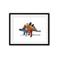 Picture of colorful stegosaurus _GroupedProduct_Rectangle_Landscape_Mini_ _GroupedProduct_Rectangle_Landscape_Framed_Matted_