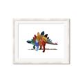 Picture of colorful stegosaurus _GroupedProduct_Rectangle_Landscape_Mini_ _GroupedProduct_Rectangle_Landscape_Framed_Matted_
