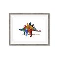 Picture of colorful stegosaurus _GroupedProduct_Rectangle_Landscape_Mini_ _GroupedProduct_Rectangle_Landscape_Framed_Matted_