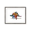 Picture of colorful stegosaurus _GroupedProduct_Rectangle_Landscape_Mini_ _GroupedProduct_Rectangle_Landscape_Framed_Matted_