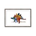 Picture of colorful stegosaurus _GroupedProduct_Rectangle_Landscape_Mini_ _GroupedProduct_Rectangle_Landscape_Framed_Matted_