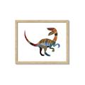 Picture of Colourful velociraptor  _GroupedProduct_Rectangle_Landscape_Mini_ _GroupedProduct_Rectangle_Landscape_Framed_Matted_