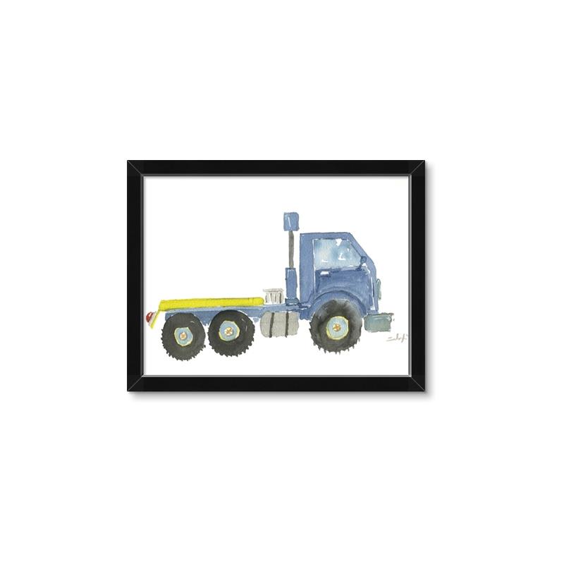 Picture of Blue Pick up  _GroupedProduct_Rectangle_Landscape_Mini_ _GroupedProduct_Rectangle_Landscape_Framed_Matted_