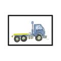 Picture of Blue Pick up  _GroupedProduct_Rectangle_Landscape_Mini_ _GroupedProduct_Rectangle_Landscape_Framed_Matted_