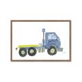 Picture of Blue Pick up  _GroupedProduct_Rectangle_Landscape_Mini_ _GroupedProduct_Rectangle_Landscape_Framed_Matted_