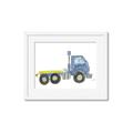 Picture of Blue Pick up  _GroupedProduct_Rectangle_Landscape_Mini_ _GroupedProduct_Rectangle_Landscape_Framed_Matted_