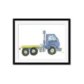 Picture of Blue Pick up  _GroupedProduct_Rectangle_Landscape_Mini_ _GroupedProduct_Rectangle_Landscape_Framed_Matted_