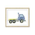 Picture of Blue Pick up  _GroupedProduct_Rectangle_Landscape_Mini_ _GroupedProduct_Rectangle_Landscape_Framed_Matted_