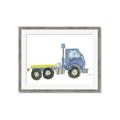 Picture of Blue Pick up  _GroupedProduct_Rectangle_Landscape_Mini_ _GroupedProduct_Rectangle_Landscape_Framed_Matted_