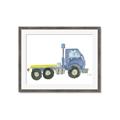 Picture of Blue Pick up  _GroupedProduct_Rectangle_Landscape_Mini_ _GroupedProduct_Rectangle_Landscape_Framed_Matted_