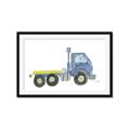 Picture of Blue Pick up  _GroupedProduct_Rectangle_Landscape_Mini_ _GroupedProduct_Rectangle_Landscape_Framed_Matted_