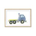 Picture of Blue Pick up  _GroupedProduct_Rectangle_Landscape_Mini_ _GroupedProduct_Rectangle_Landscape_Framed_Matted_