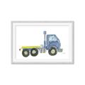 Picture of Blue Pick up  _GroupedProduct_Rectangle_Landscape_Mini_ _GroupedProduct_Rectangle_Landscape_Framed_Matted_
