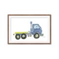 Picture of Blue Pick up  _GroupedProduct_Rectangle_Landscape_Mini_ _GroupedProduct_Rectangle_Landscape_Framed_Matted_