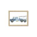 Picture of Blue Grader _GroupedProduct_Rectangle_Landscape_Mini_ _GroupedProduct_Rectangle_Landscape_Framed_Matted_