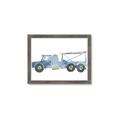 Picture of Blue Grader _GroupedProduct_Rectangle_Landscape_Mini_ _GroupedProduct_Rectangle_Landscape_Framed_Matted_