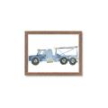 Picture of Blue Grader _GroupedProduct_Rectangle_Landscape_Mini_ _GroupedProduct_Rectangle_Landscape_Framed_Matted_