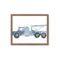 Picture of Blue Grader _GroupedProduct_Rectangle_Landscape_Mini_ _GroupedProduct_Rectangle_Landscape_Framed_Matted_