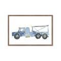 Picture of Blue Grader _GroupedProduct_Rectangle_Landscape_Mini_ _GroupedProduct_Rectangle_Landscape_Framed_Matted_