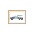 Picture of Blue Grader _GroupedProduct_Rectangle_Landscape_Mini_ _GroupedProduct_Rectangle_Landscape_Framed_Matted_