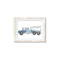 Picture of Blue Grader _GroupedProduct_Rectangle_Landscape_Mini_ _GroupedProduct_Rectangle_Landscape_Framed_Matted_