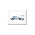 Picture of Blue Grader _GroupedProduct_Rectangle_Landscape_Mini_ _GroupedProduct_Rectangle_Landscape_Framed_Matted_