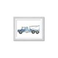 Picture of Blue Grader _GroupedProduct_Rectangle_Landscape_Mini_ _GroupedProduct_Rectangle_Landscape_Framed_Matted_