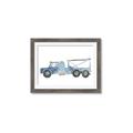 Picture of Blue Grader _GroupedProduct_Rectangle_Landscape_Mini_ _GroupedProduct_Rectangle_Landscape_Framed_Matted_