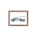 Picture of Blue Grader _GroupedProduct_Rectangle_Landscape_Mini_ _GroupedProduct_Rectangle_Landscape_Framed_Matted_