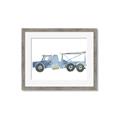 Picture of Blue Grader _GroupedProduct_Rectangle_Landscape_Mini_ _GroupedProduct_Rectangle_Landscape_Framed_Matted_