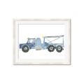 Picture of Blue Grader _GroupedProduct_Rectangle_Landscape_Mini_ _GroupedProduct_Rectangle_Landscape_Framed_Matted_