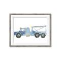 Picture of Blue Grader _GroupedProduct_Rectangle_Landscape_Mini_ _GroupedProduct_Rectangle_Landscape_Framed_Matted_