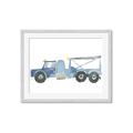 Picture of Blue Grader _GroupedProduct_Rectangle_Landscape_Mini_ _GroupedProduct_Rectangle_Landscape_Framed_Matted_