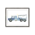 Picture of Blue Grader _GroupedProduct_Rectangle_Landscape_Mini_ _GroupedProduct_Rectangle_Landscape_Framed_Matted_