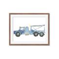 Picture of Blue Grader _GroupedProduct_Rectangle_Landscape_Mini_ _GroupedProduct_Rectangle_Landscape_Framed_Matted_