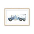 Picture of Blue Grader _GroupedProduct_Rectangle_Landscape_Mini_ _GroupedProduct_Rectangle_Landscape_Framed_Matted_