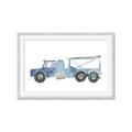 Picture of Blue Grader _GroupedProduct_Rectangle_Landscape_Mini_ _GroupedProduct_Rectangle_Landscape_Framed_Matted_