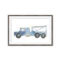 Picture of Blue Grader _GroupedProduct_Rectangle_Landscape_Mini_ _GroupedProduct_Rectangle_Landscape_Framed_Matted_